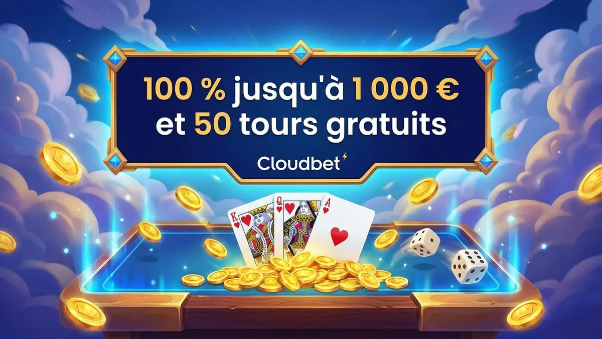 Cloudbet bonus de bienvenue